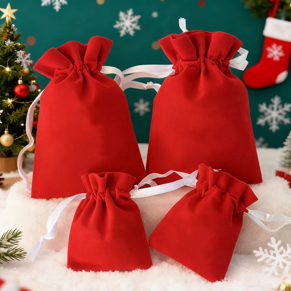 50/100 szt. Czerwone woreczki na biżuterię ze sznurkiem z własnym logo, na pierścionki, kolczyki, bransoletki, woreczki do przechowywania, upominki ślubne, możliwość personalizacji