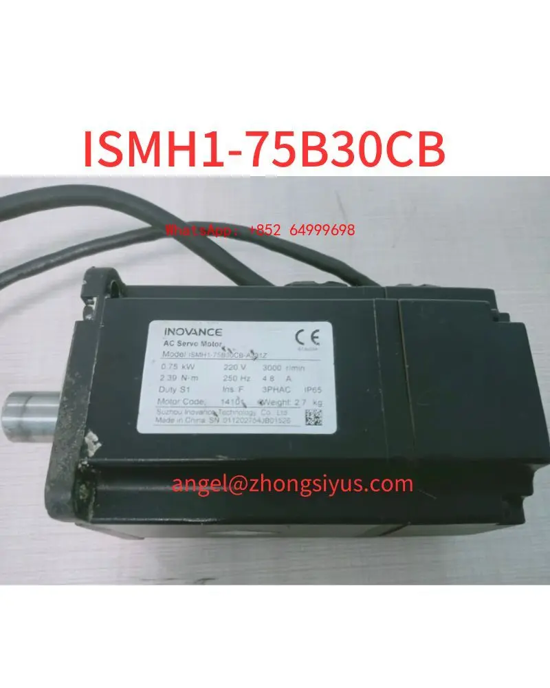 

Used ISMH1-75B30CB-A331Z servo motor