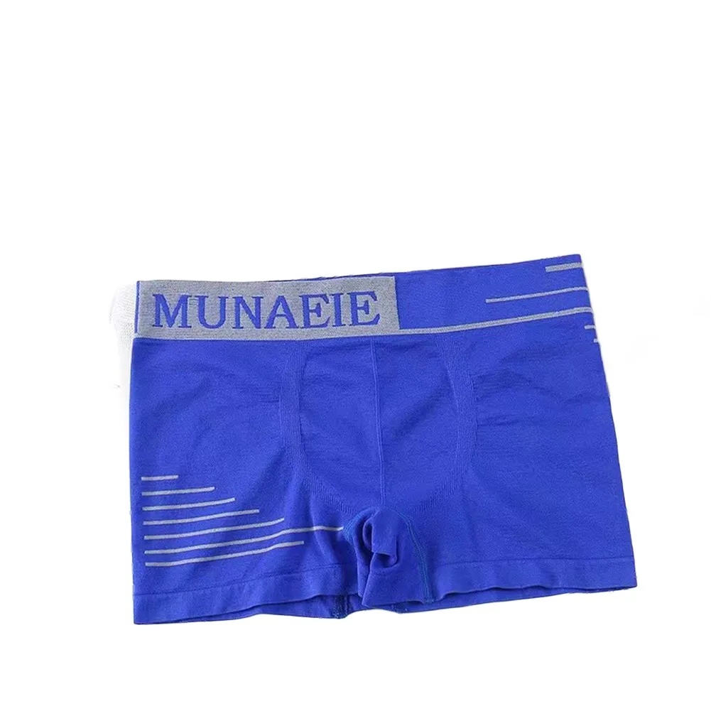 Men's Middle Waist Stretch Sports Soft Boxers Shorts Comfortable Fashion Four Corners Underwear Lingerie Man