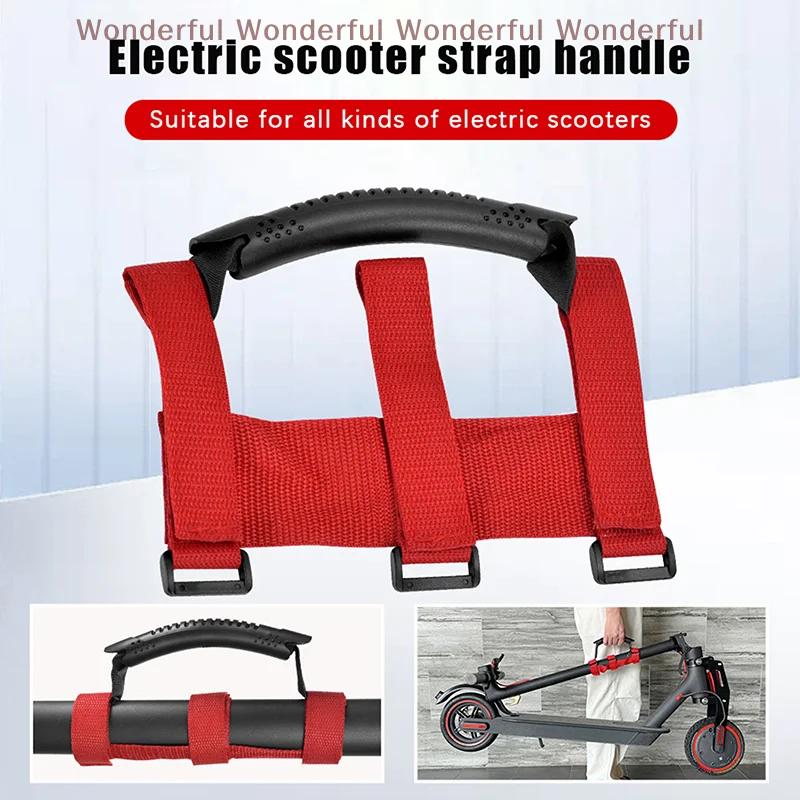 M365 Pro, ES1, ES2, ES3, ES4 Compatible Portable Scooter Carry Handle; Hand Strap Made for Convenience.