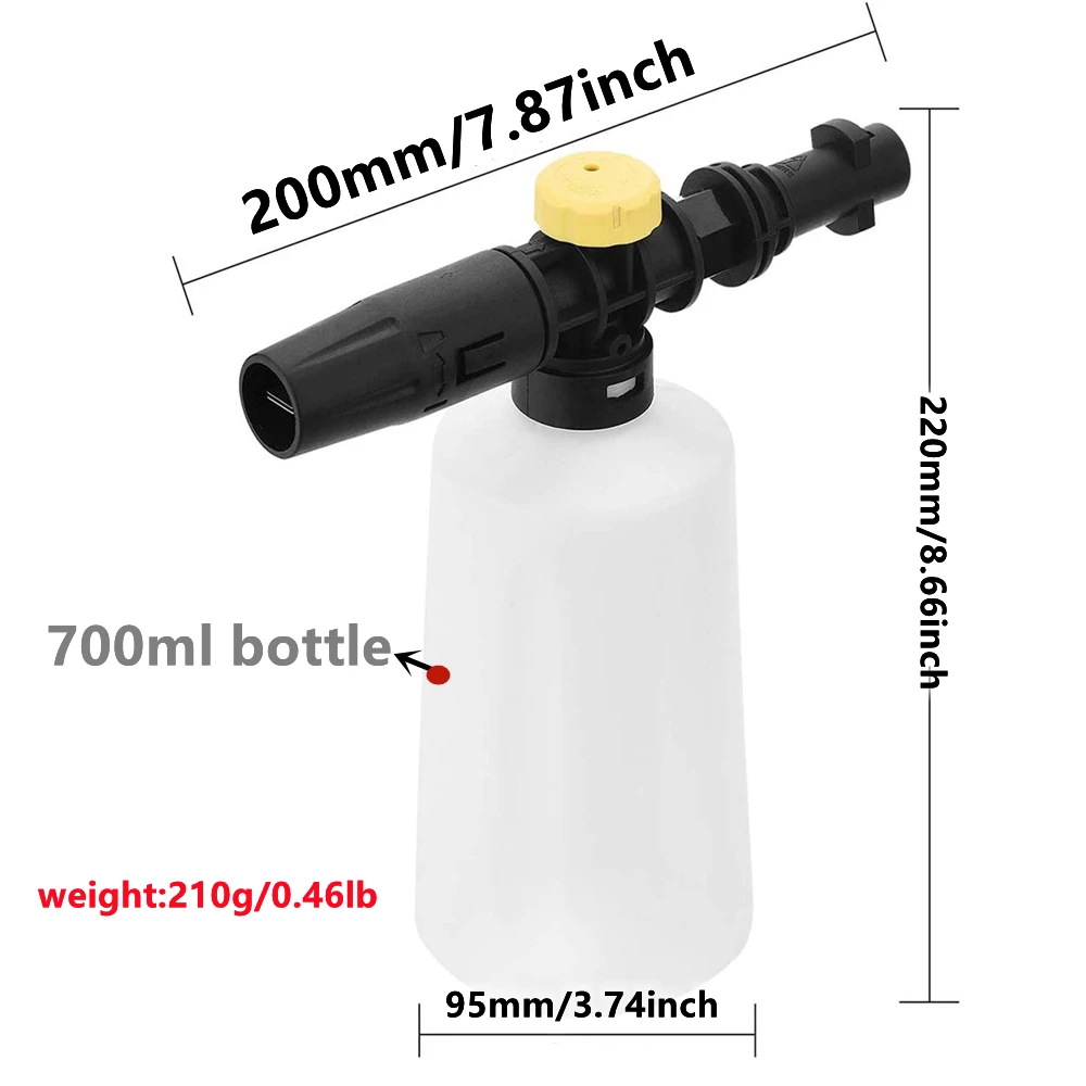 Pressure Washer Car Foam Wash Snow foam lance nozzle foam cannon Foam Generator for Karcher Pressure Washer