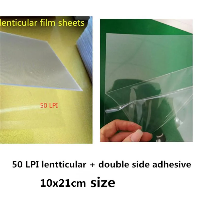 10*21cm 3d phone cell making , 3D PET Lenticular film sheets 75/100/160LPI