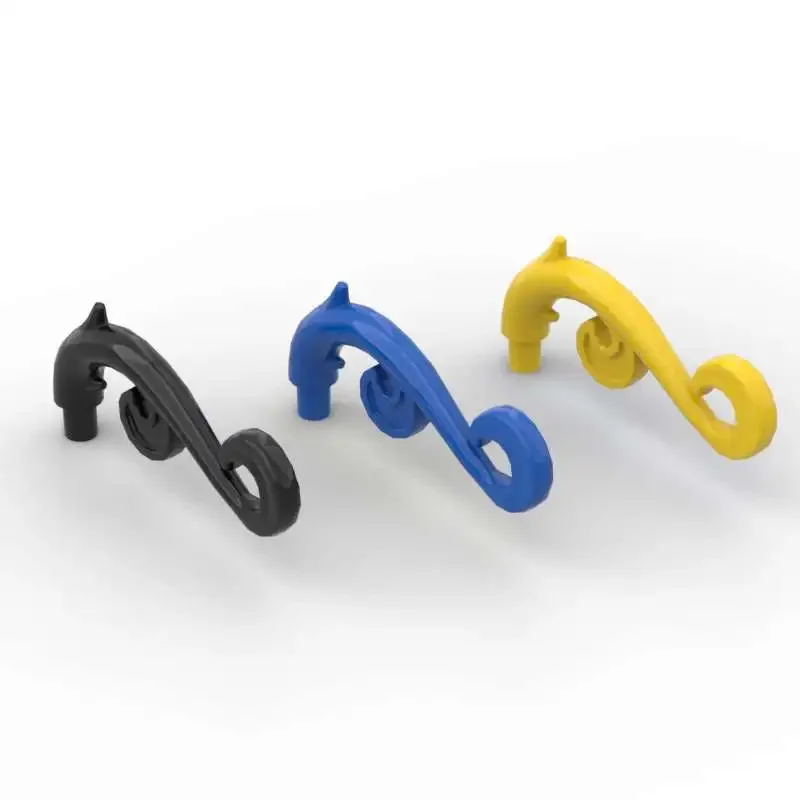 MOC 10 STKS Plant Stem 28870 Bouwstenen Gebogen Doornen Glas Met Bar Deel Bricks DIY Monteren Deeltje Kinderen Verjaardagscadeau