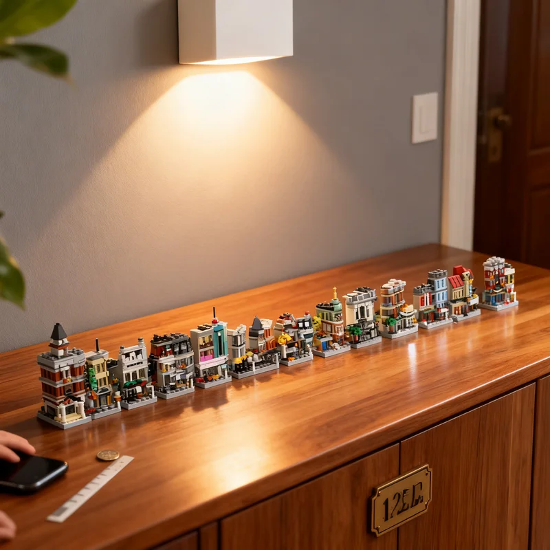 

Набор из 4646 деталей MOC Post Modular Series: 13 миниатюрных моделей городских улиц, строительные блоки, креативный подарок, DIY-декор для взрослых, премиум-класс