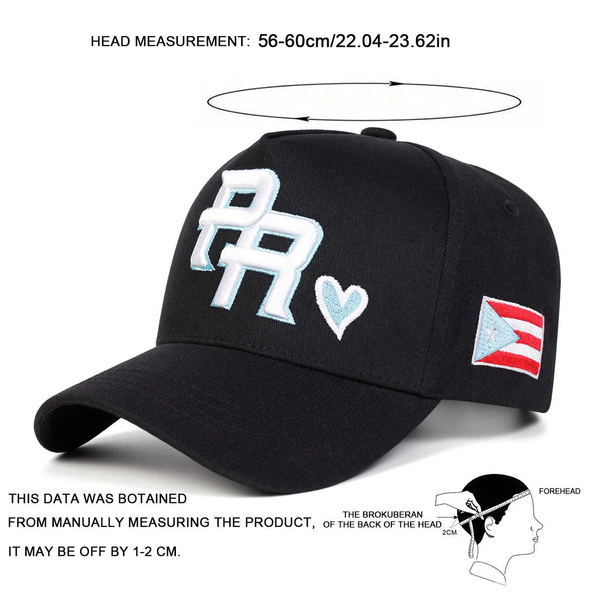 Unisex PR Stickerei Baseballkappen Frühling Herbst Outdoor Verstellbare Freizeithüte Sonnenschutzhut Sportkappe – Detail 7