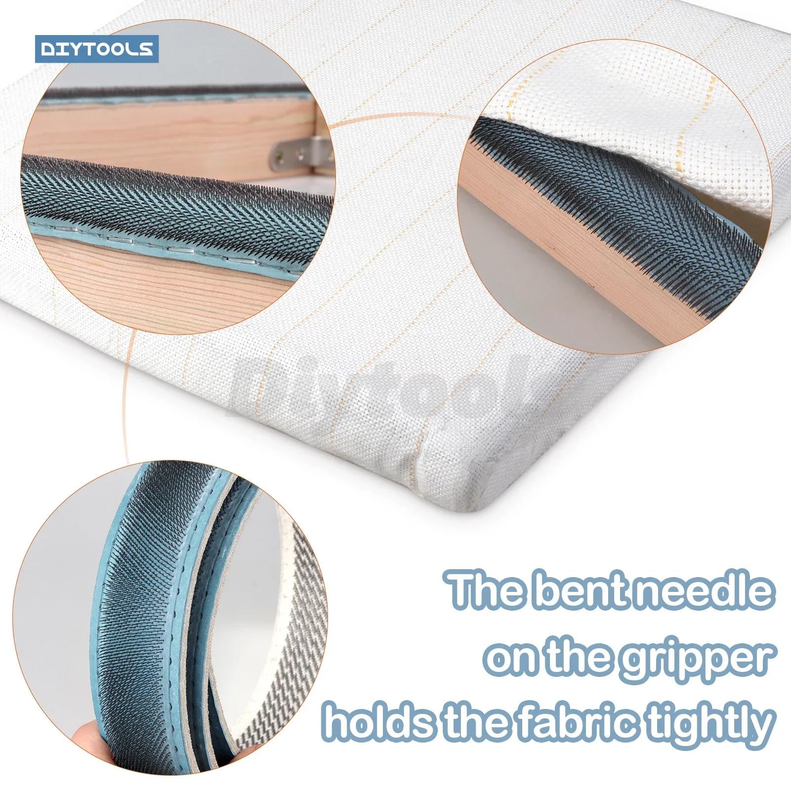 3M Gripper Strip Embroidery Frame Stretch Cloth Nail Strip Rug Gripper Strip for Tufting Frame Clamping Strips Rug Handmade Tool