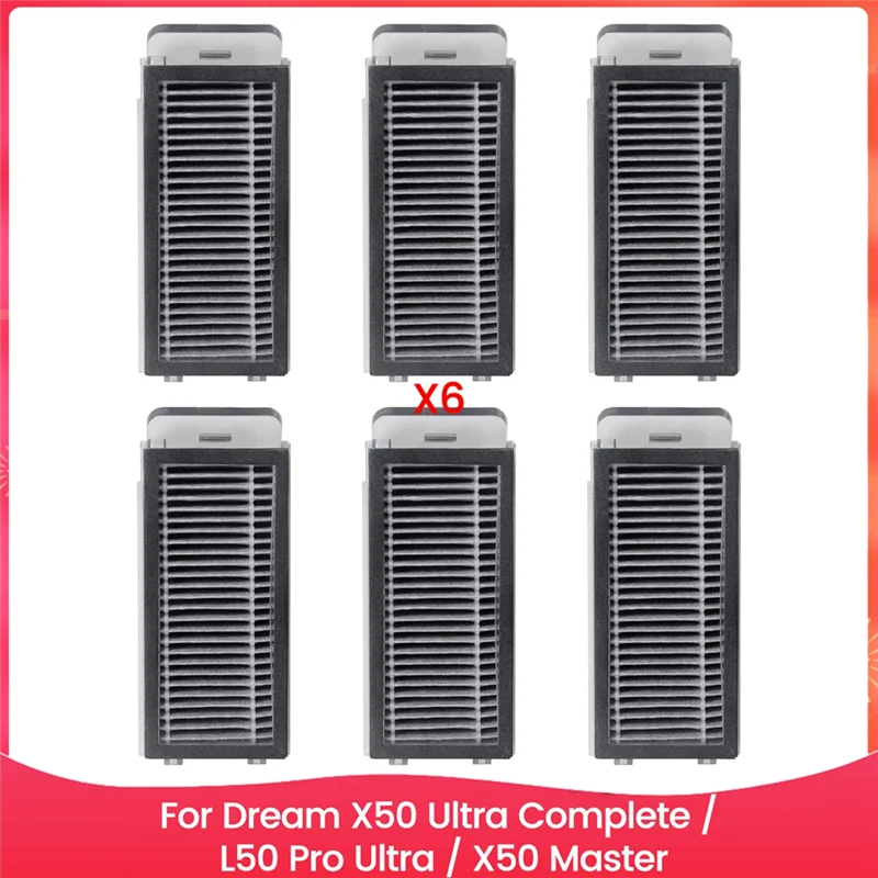 Filtro de A86I-HEPA para Dream X50 Ultra completo/L50 Pro Ultra/X50 Master Robot piezas de repuesto de aspiradora
