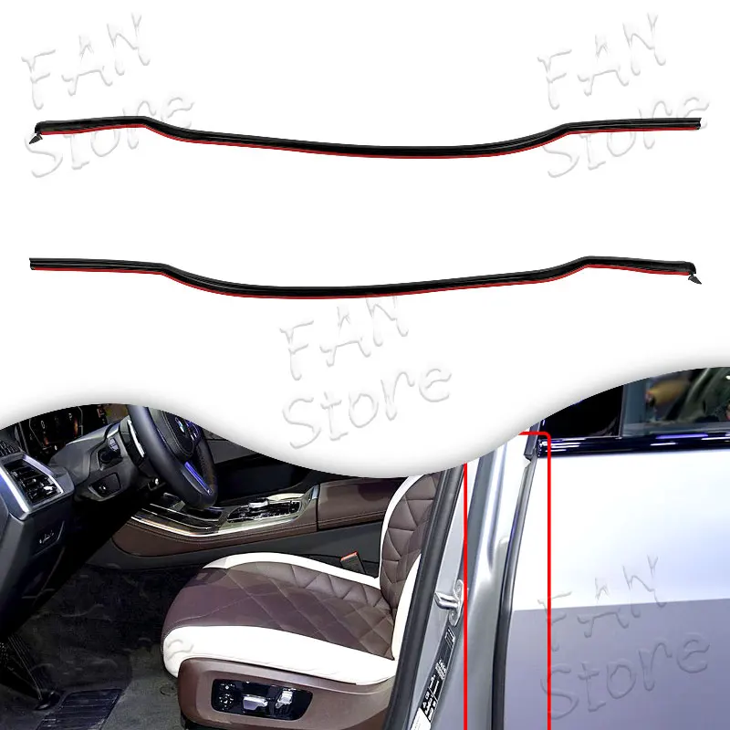 Image of 51767318509 51767318510 Auto-Hintertür links rechts wasserdichter Dichtungsstreifen ersetzen Zubehör für BMW X5 F15 2014–2018 Autoteile