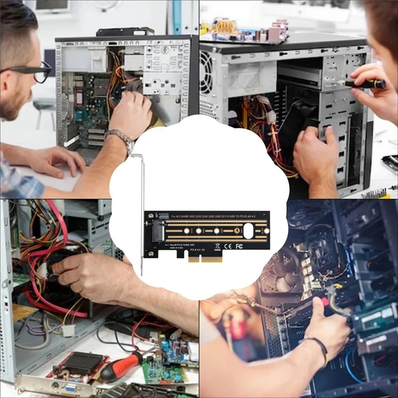 N33R_M.2 Карта адаптера NVMe SSD — PCI-E 4.0 PCI-E X4 4.0 GEN4 NVME KEY-M.2