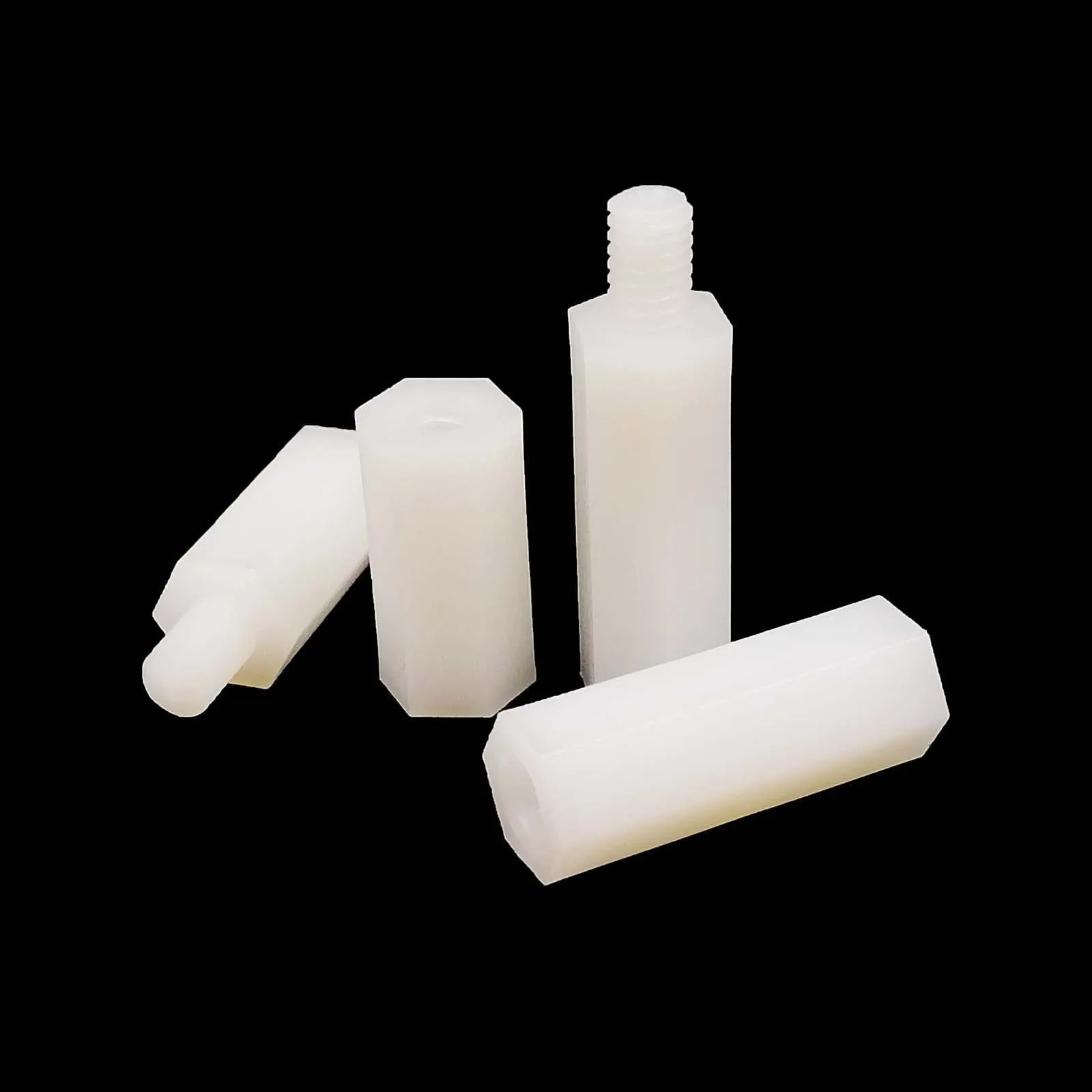 445/650/850/1300pc M2 M2.5 M3 M4 PCB Motherboard White Plastic Nylon Hex Hexagon Spacer Column Standoff Screw Nut Washer Kit Set