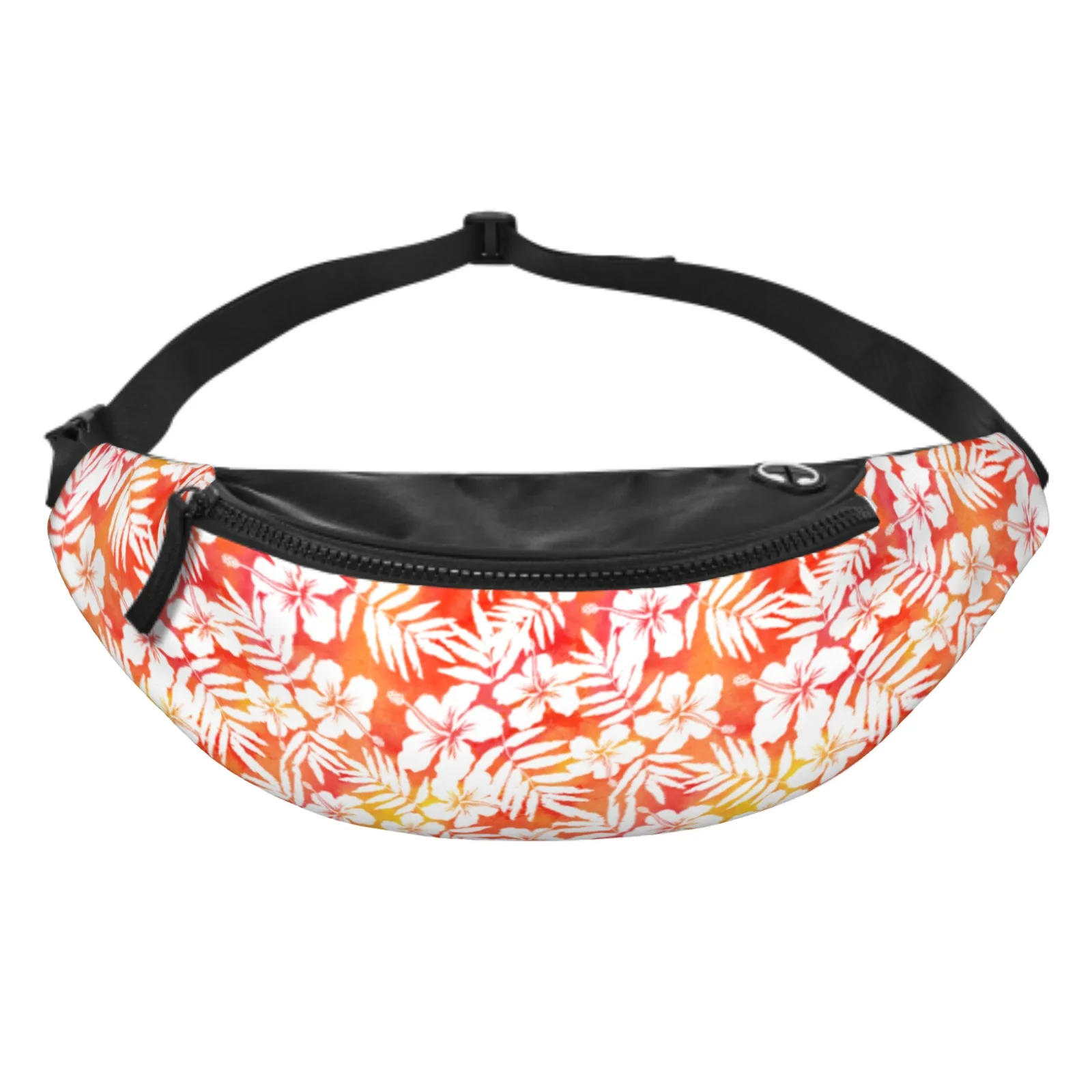 حقيبة ظهر هاواي الصيفية على شكل زهور برتقالية على شكل زهور لكل مغامرة والمشي لمسافات طويلة في الهواء الطلق للجنسين