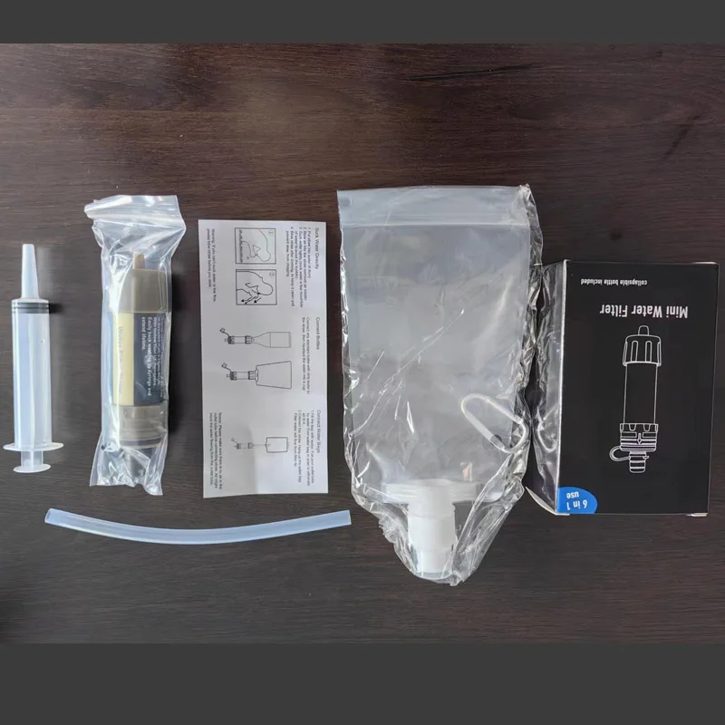 Outdoor Camping Waterfilter Draagbare Wandelen Persoonlijke Waterzuiveraar Filtratiesysteem Jacht Waterzuiverend Noodapparaat