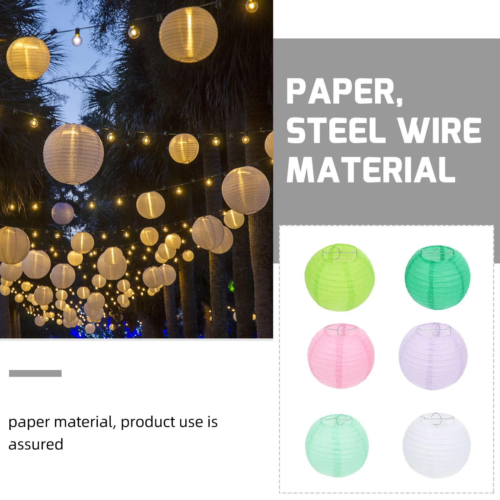 

12pcs Paper Lanterns High Quality Environmental Friendly Decorative Hanging naments Home Party Wedding Xmas Spring Festival