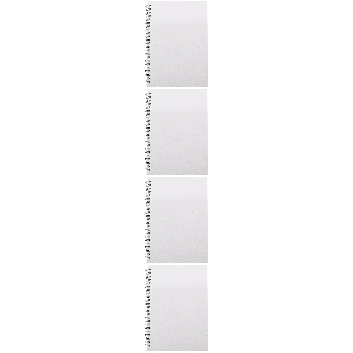 4 PCS Sublimation Journal Blank White Notebooks A5 Notepad Page Unfinished Schedule Paper Student The