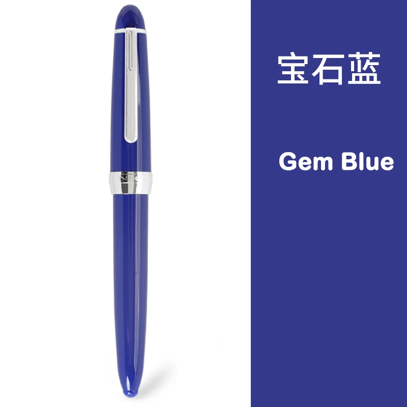 Imagem -06 - Jinhao 992 Caneta Tinteiro Luxo Elegante Cor Transparente Prata Clipe Caligrafia Canetas Escrita Escola Material de Escritório Papelaria