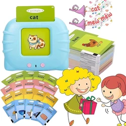 Jouets d'apprentissage de l'anglais pour enfants, éducation intelligente, livre électronique audio, carte flash, machine de lecture, livre d'étude Montessori