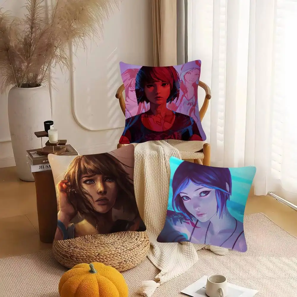 GAME Life Is Strange Cute Cartoon L Game Cushion Cover Pillowcase Upholstery Sofa Throw Pillow Home Decor Pillowcas