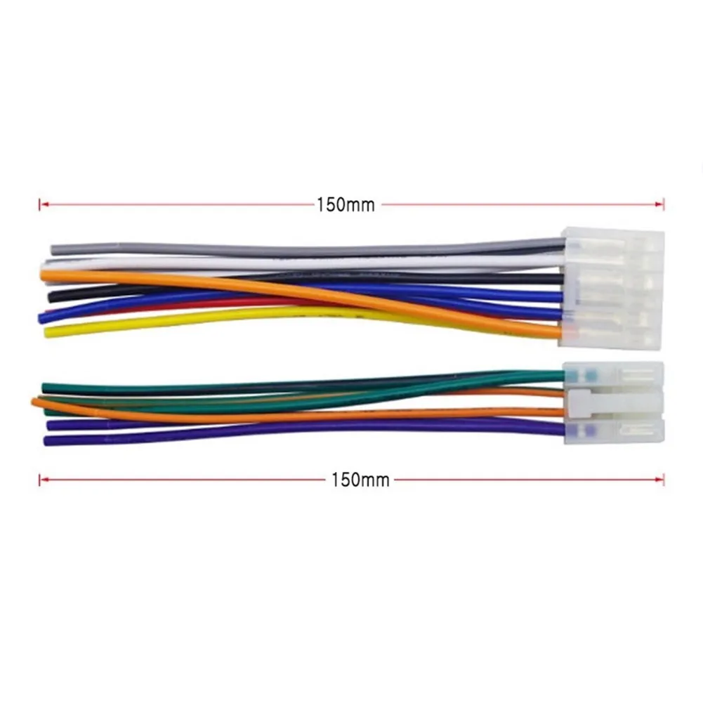 Car Stereo Wire Harness Adapter Compatible with For Toyota Vehicles Using 10 Pin Plus 6 Pin Connector Configuration