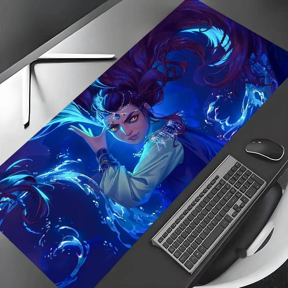 

Creative anime illustration design Mouse Pad Desk Mat Gaming mat gamer pc accessories rubber anti-slip keypad expansion mousepad