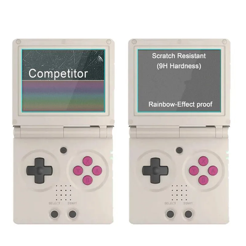 Nueva película protectora de pantalla de consola RG35XXSP de alta definición para Anbernic RG35XXSP accesorios protectores de pantalla de vidrio templado
