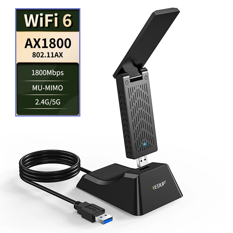 External Antenna Game Wifi 6 USB Adapter Network Card High Performance Wireless Dongle wireless signal repeater Wifi Router