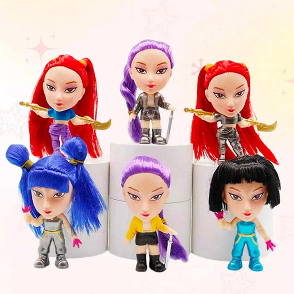 Figurka HOT Chib Kpop dla fanów Demon Hunter, figurka akcji Derpys Tiger Rumi Mira Zoey Sussy, zabawka dla fanów, prezent na Boże Narodzenie