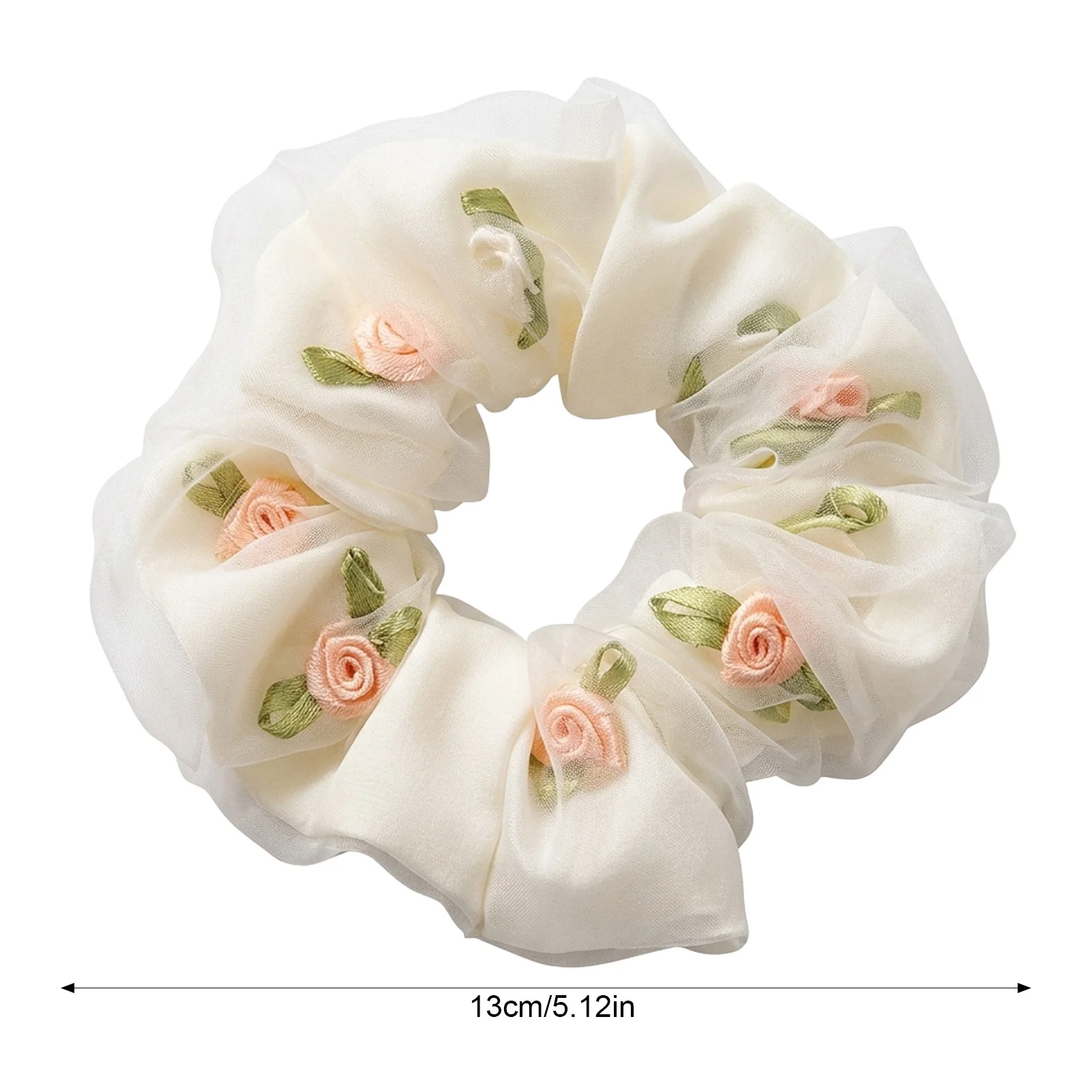 Sweety Flower Hair Tie For Women Elegant Mesh Colon Headband French Style Hair Hoop Girls Daily Life Headwear Hair Accessory view 5