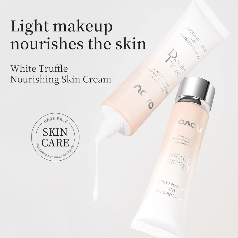 Gezichtsmake-upbasis Poriënloze primer Lichtgewicht matte afwerking Langdurige oliecontrole Foundation Primer Cosmetica met hoge dekking