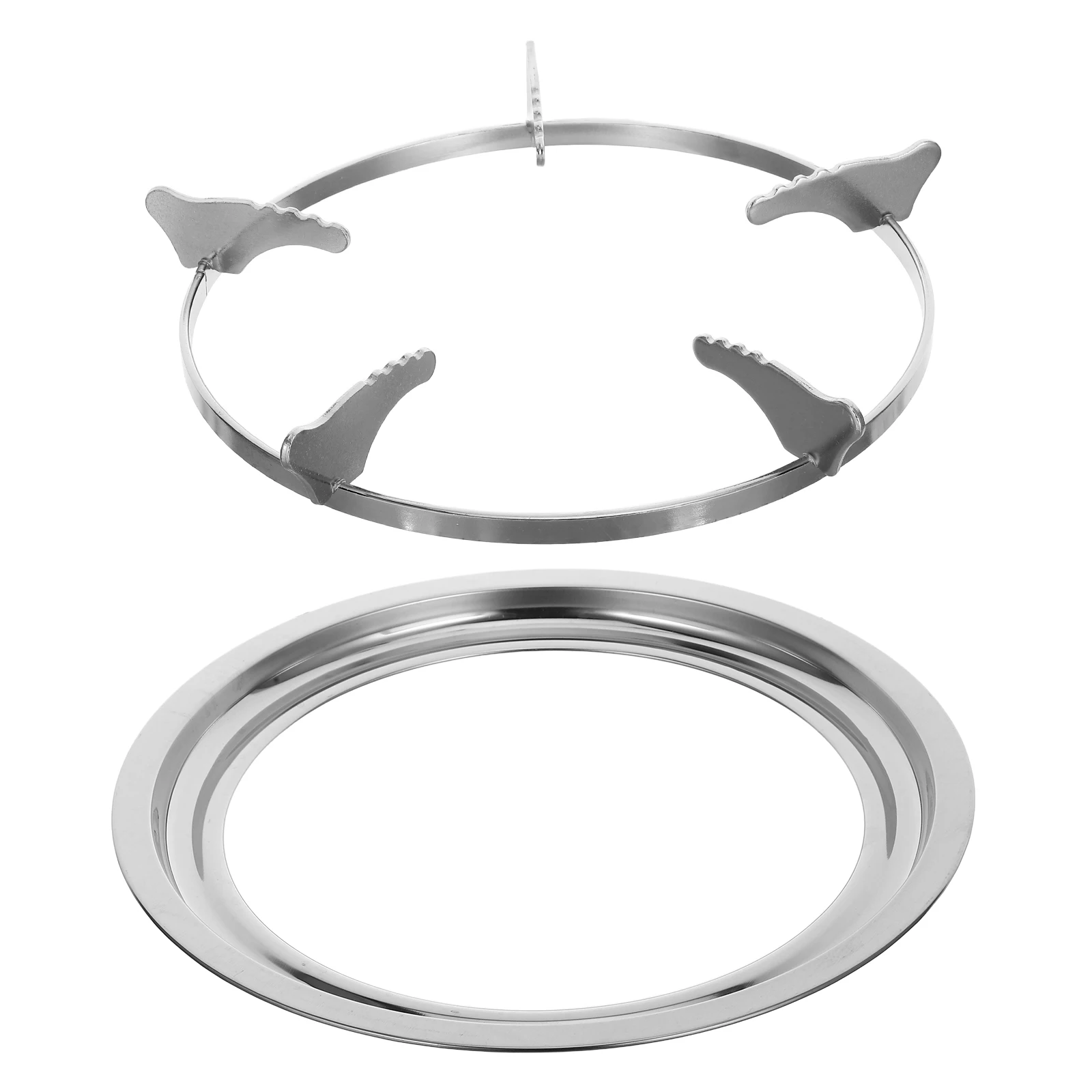 

1Set Cast Iron Gas Stove Bracket High Temperature Resistant Stable Wok Support Stand for Kitchen Cooking Safety