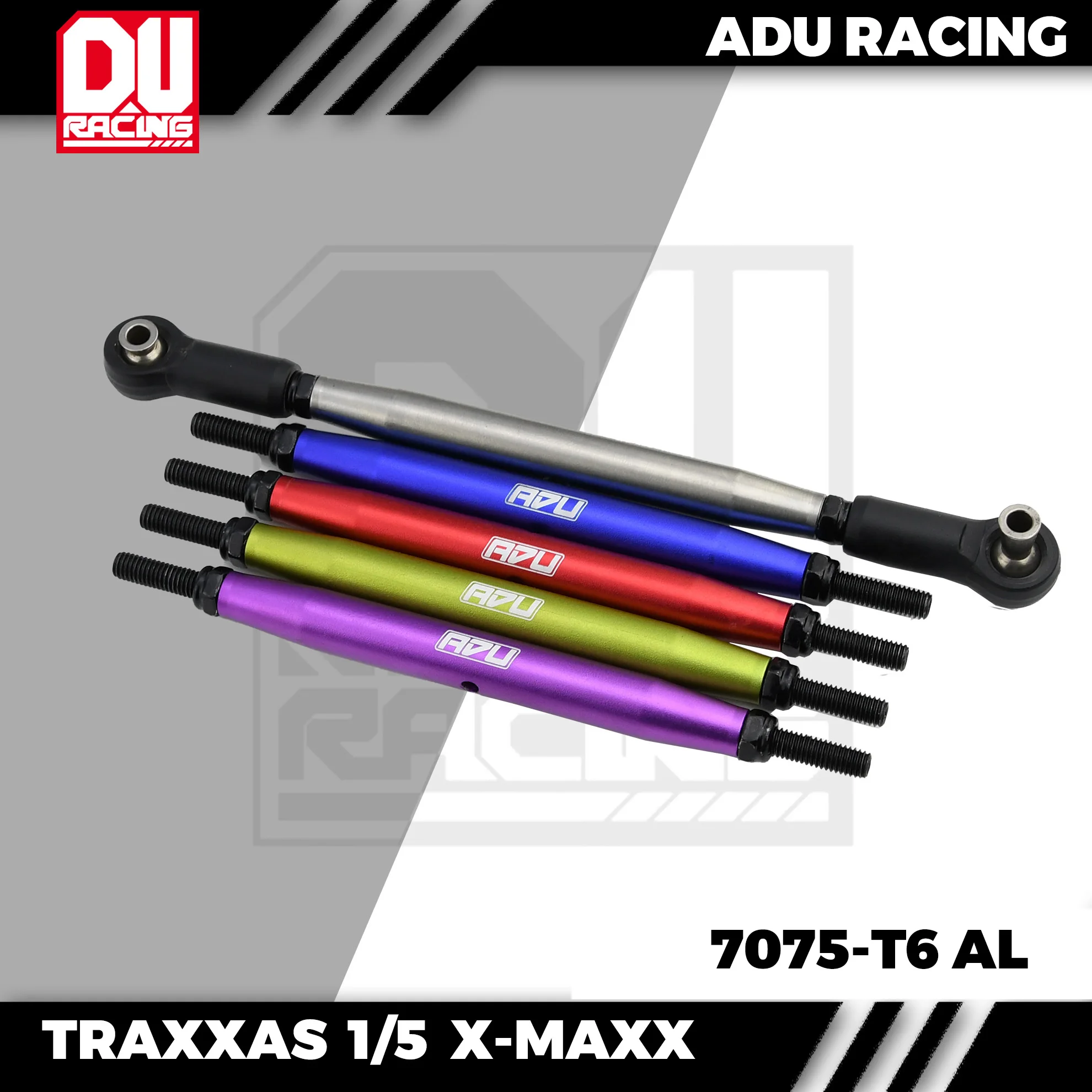 ADU RACING 7075-T6 OR TC4 TI TOE LINK 157MM FOR  TRAXXAS 1/5 X-MAXX 7748