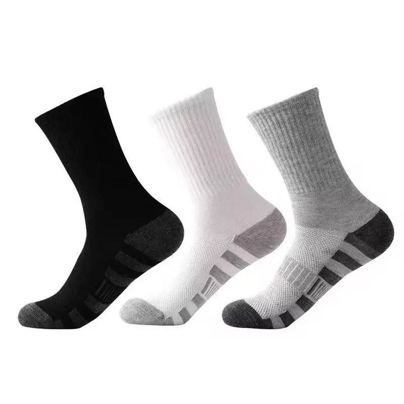

3 Pairs New Sports Casual Men's Socks Invisible Middle Tube Socks Men Spring Autumn Breathable Trendy Socks