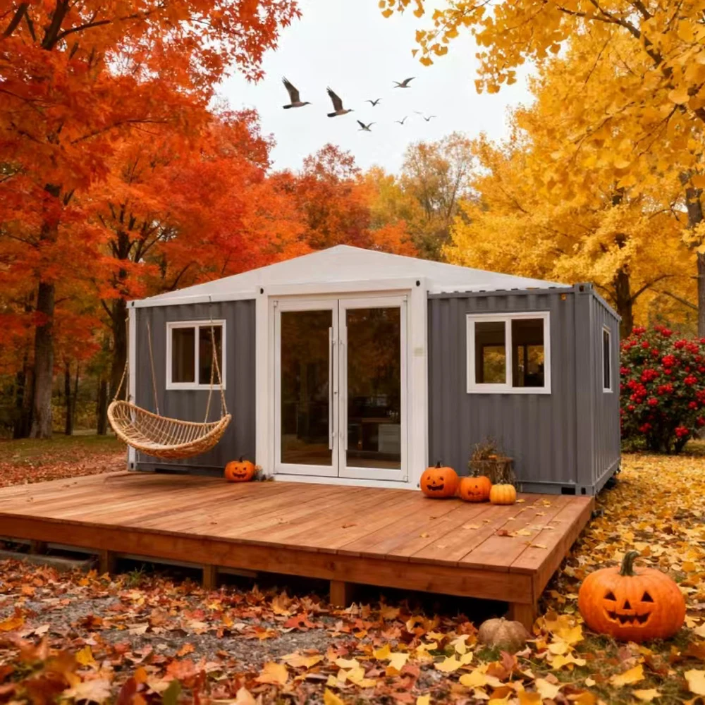 20-Foot Low-Cost Portable Folding Container House Cost-Effective Prefabricated House Wholesale Popular Hot Selling