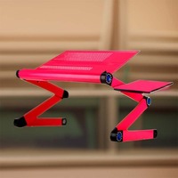 Aluminum Alloy Folding Laptop Stand  Adjustable Multifunctional Notebook Computer Lapdesk For TV Bed Sofa PC Table Desk Stand