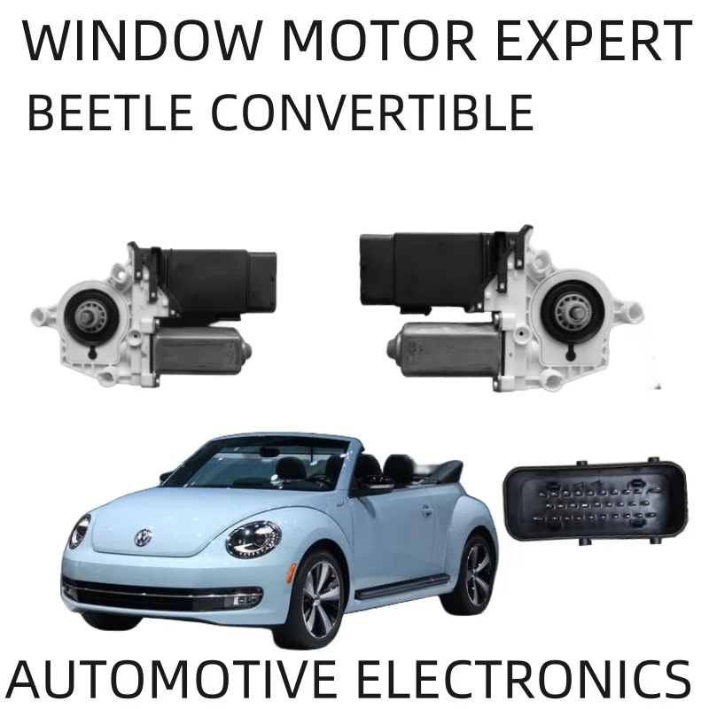 

NEW V W BEETLE CONVERTIBLE WINDOW MOTOR Front Right 1Y0959802D Front left 1Y0959801C 1Y1959801C 1Y1959802D