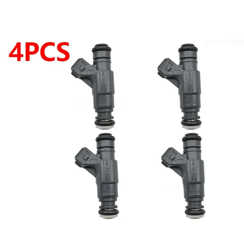 

NEW 4pcs Fuel Injector 1 Holes For HAFEI SUZUKI ALTO BYD FLYER CHANA Box Pickup CHERY QQ Jaguar XJ8 XK8 Land Rover