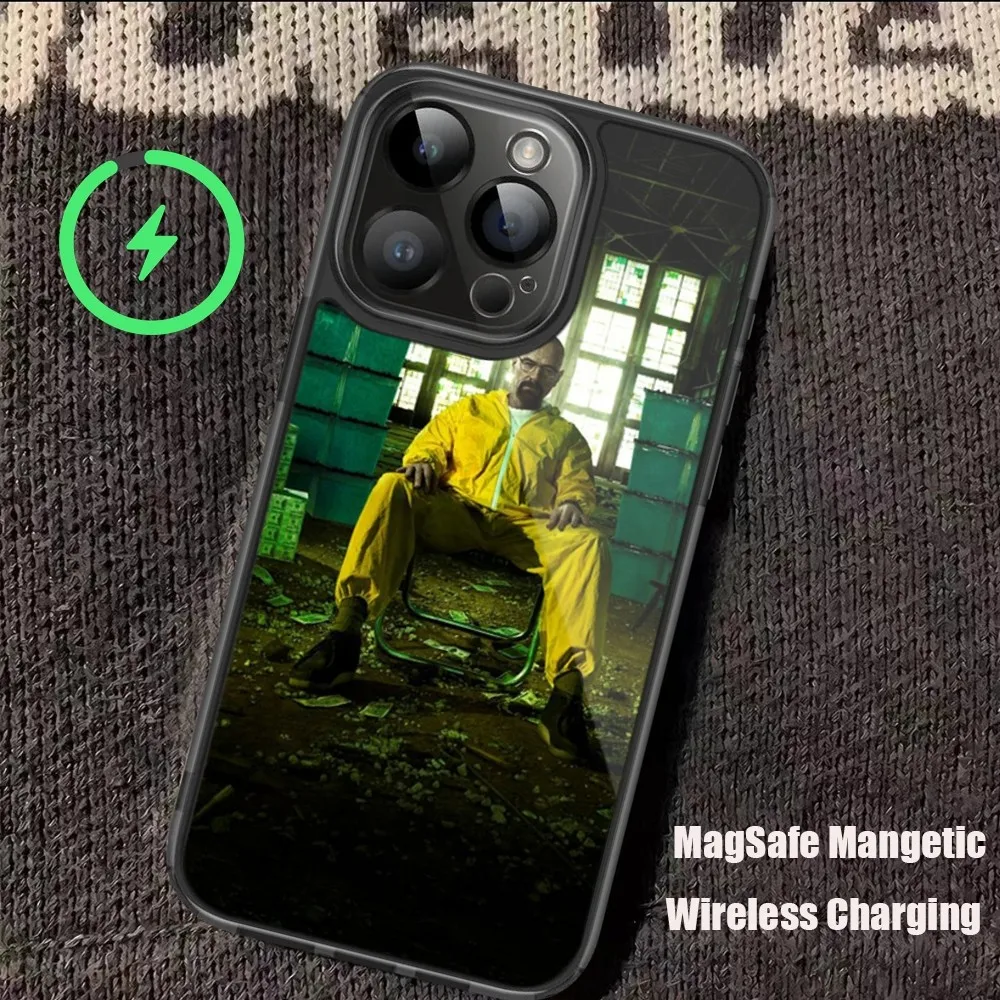 B-Breaking B-Bad TV Show Phone Case For iPhone 11 12 13 14 15 Pro Max Plus Mini Magsafe Magnetic Wireless Charging Shell