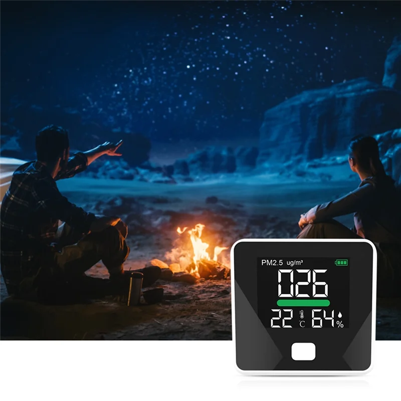 HJ-DM103B كاشف جودة الهواء الرقمي المحمول PM2.5 CO2 تستر كاشف جودة الهواء الرقمي المحمول