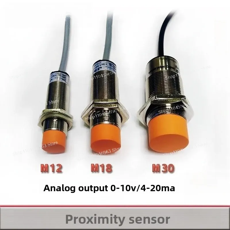 M18 M30 Inductive Proximity Switch Linear Displacement Sensor Analog Output 0-5V 0-10V 4-20mA Analog Sensor