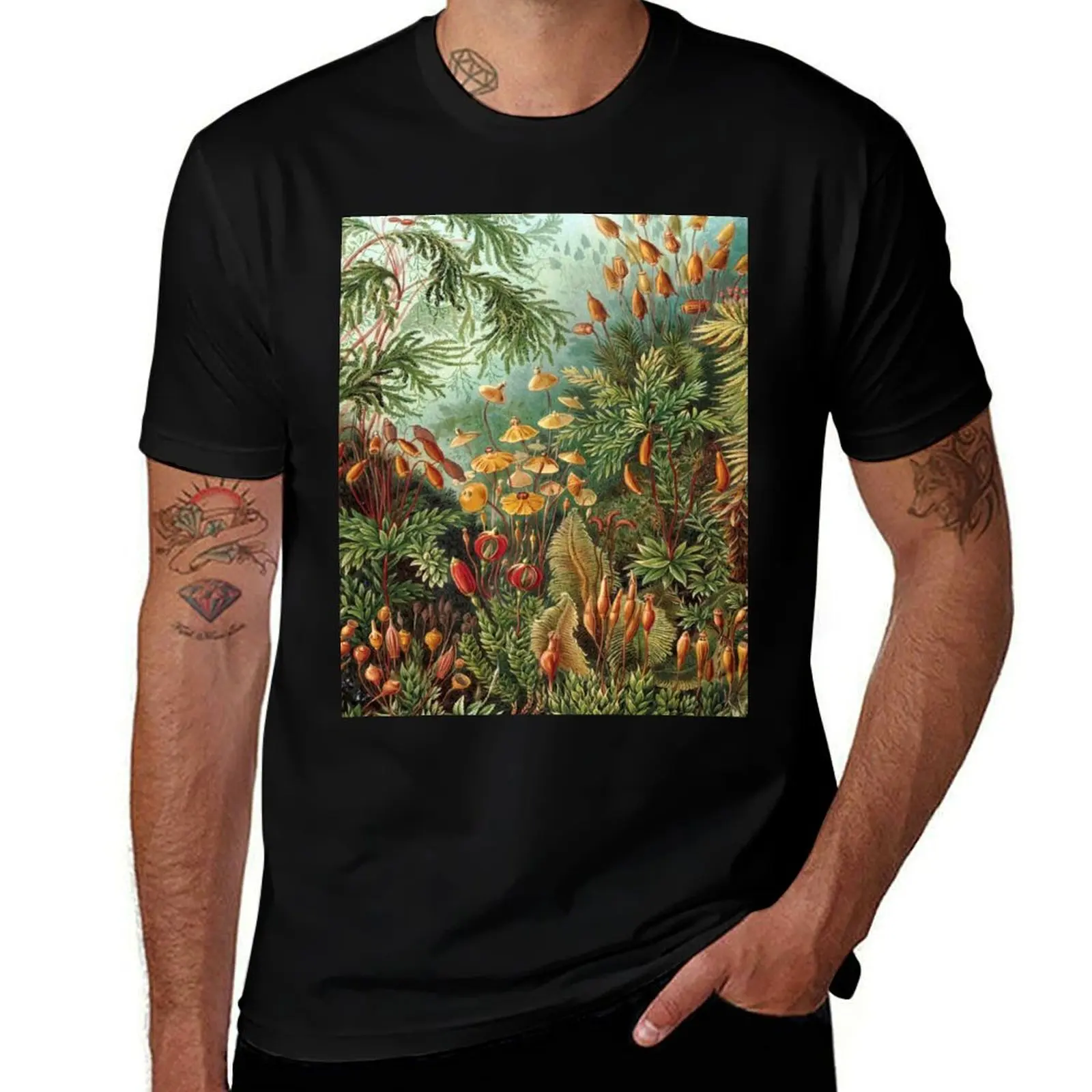 

Vintage botanical art T-Shirt man t shirt cotton high quality graphic t shirts for man man t shirt graphic T-Shirt