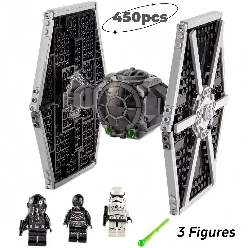 Quente em estoque imperial tie lutador blocos de construção modelo kit-75300 espaço guerras temático brinquedo conjunto para crianças meninos presente