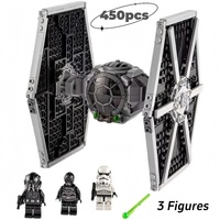 Hot In Stock Imperial Tie Fighter Building Blocks Model Kit -75300  Space Wars Themed Toy Set for Kids Boys Gift