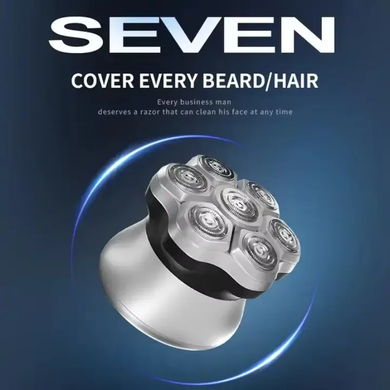 XIAOMI Komingdon ماكينة حلاقة الرأس أصلع الرجال USB 7D المغناطيسي مقاوم للماء الوجه الروتاري الحلاقة اللحية قابلة للشحن ماكينة حلاقة كهربائية للرجال