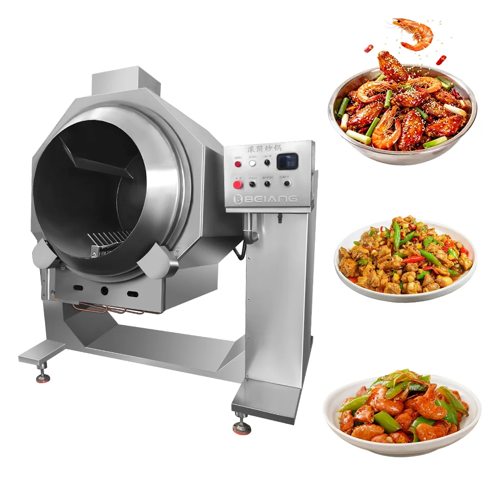 FOODLINE Budget Auto Stir Fry Cooker Simple Touch Control Low Power Consumption Small Restaurant Vendor Equipment