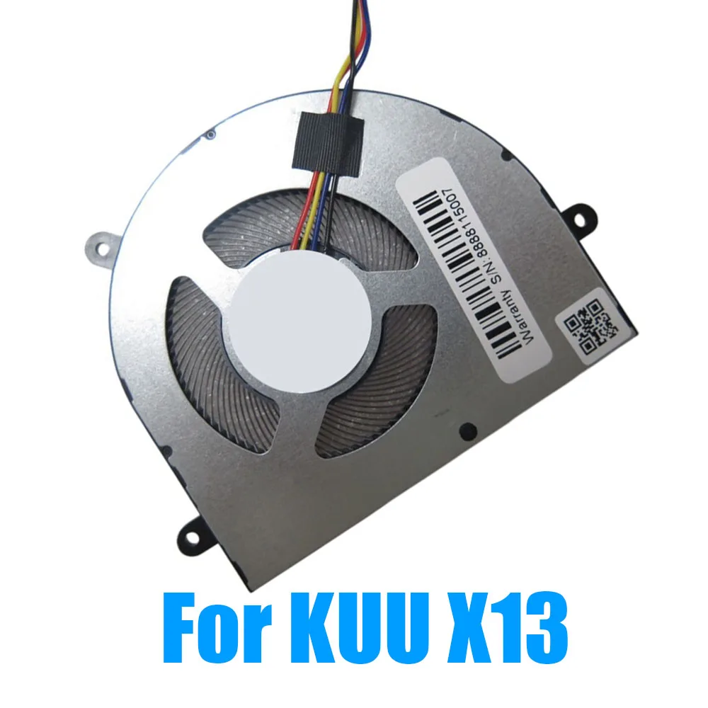 

For KUU X13 DC5V 0.50A 4PIN 4Lines Laptop CPU Fan New