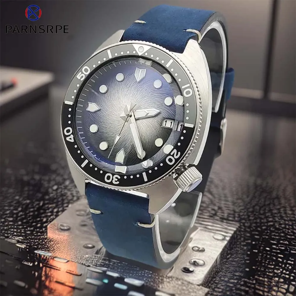 Thickened Sapphire Automatic Mechanical Watch NH35 Movement 316L Brushed Stainless Steel Men\'s Casual Fashion Watch