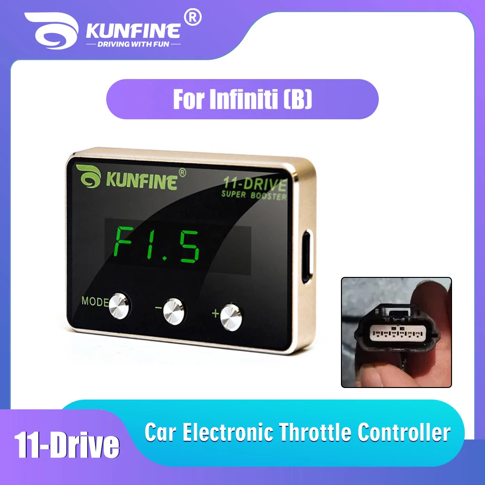 

Car Electronic Throttle Controller Racing Accelerator Potent Booster For Infiniti (B) Tuning Parts Accessory