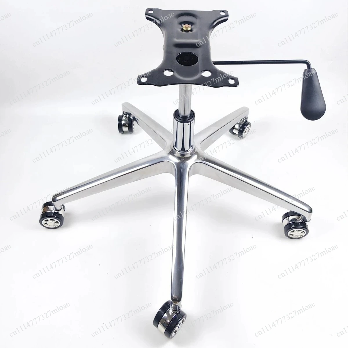 Stand set, aluminum alloy tripod base, base strip, leisure chair chassis chair, swivel chair accessories, five-star feet