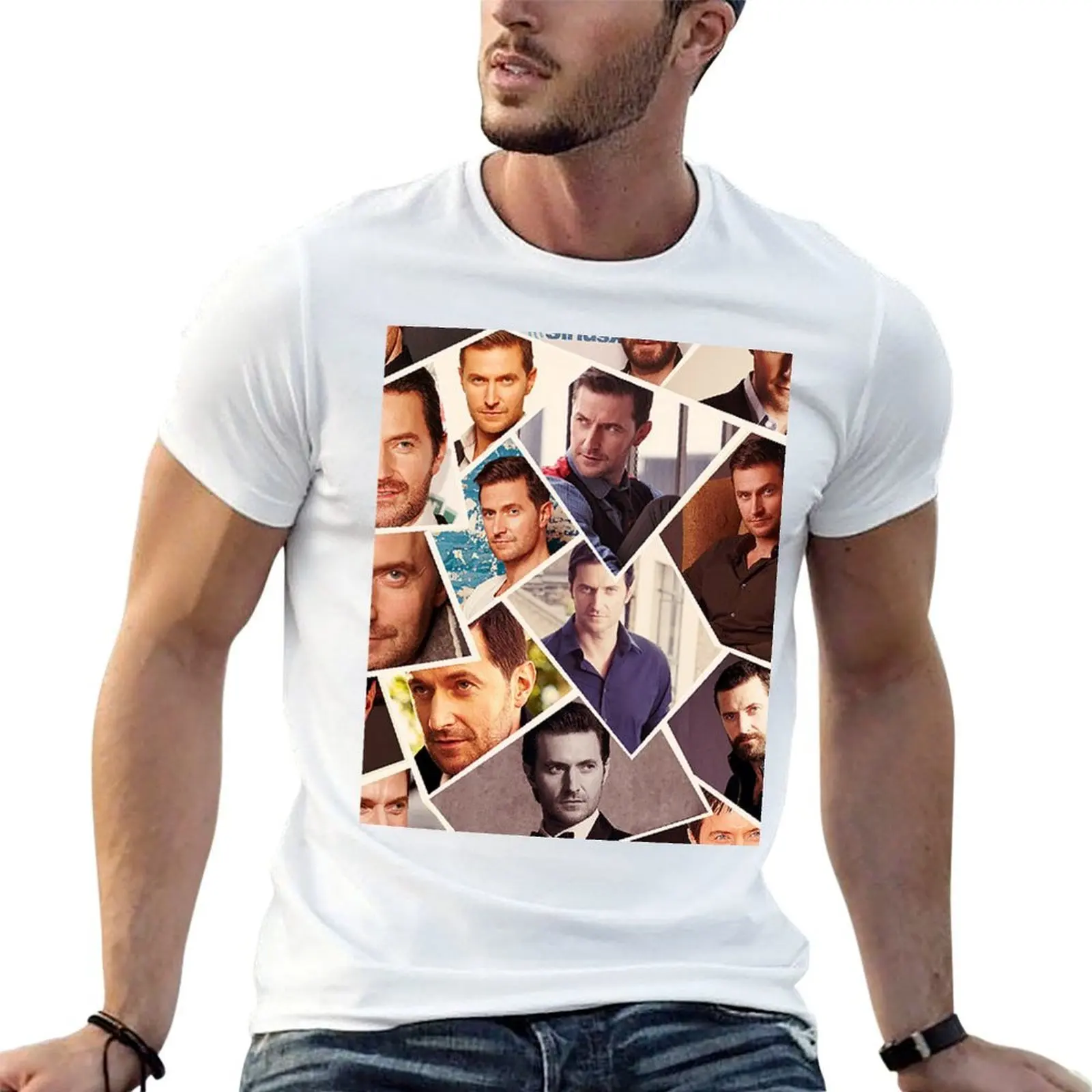 Richard Armitage T-Shirt cheap stuff oversizeds mens designer t shirt