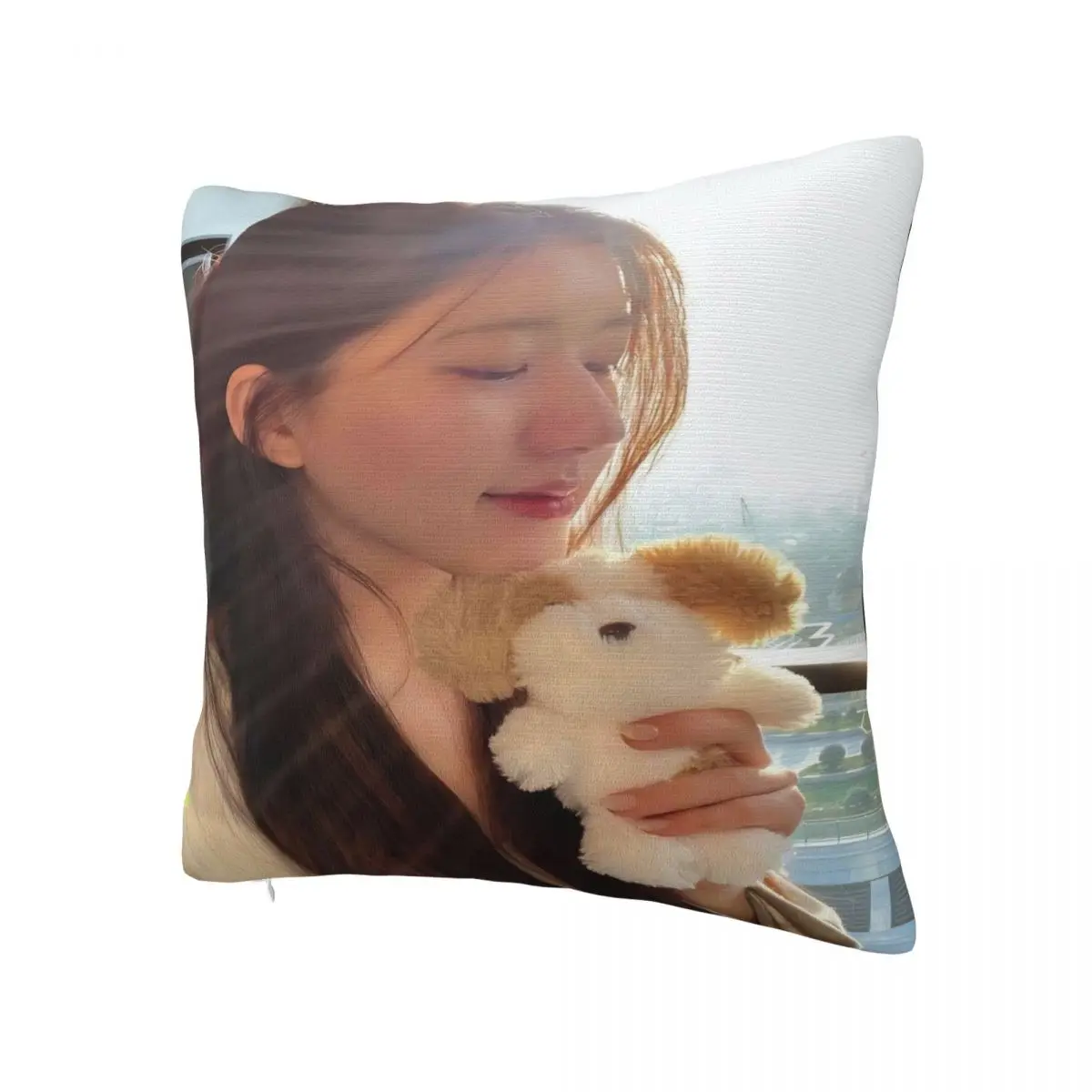 Zhao Lusi Pillow Case Rosy Cushion Cover Soft Pattern Pillow Cover Novelty Pillowcases For Living Room Chair