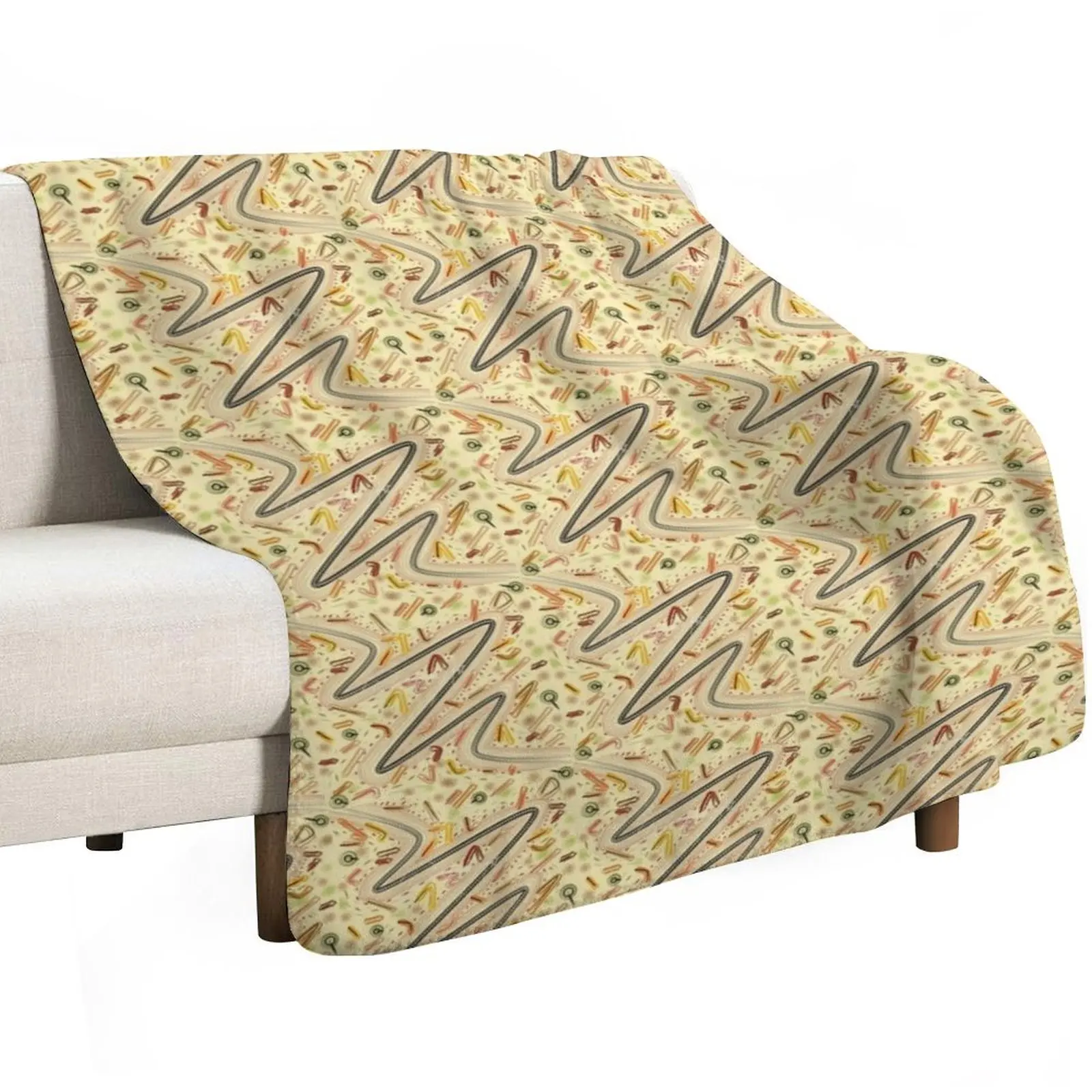 Standing stones Throw Blanket Stylish Couch Blanket for Home Living Room